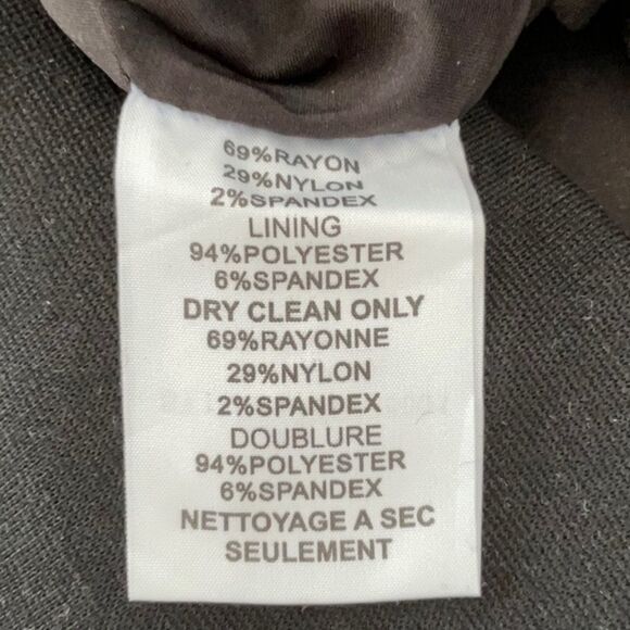 TRINA TURK NWT BLACK SHIFT DRESS OPEN SLEEVES SIZE 8 - Picture 6 of 7